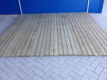 Houten vlondervloer