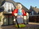 Abraham pop 4,5 meter hoog